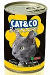 Adragna Cat&Co Кусочки курицы и индейки в соусе